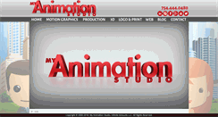 Desktop Screenshot of myanimationstudio.com