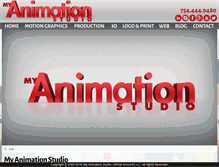 Tablet Screenshot of myanimationstudio.com